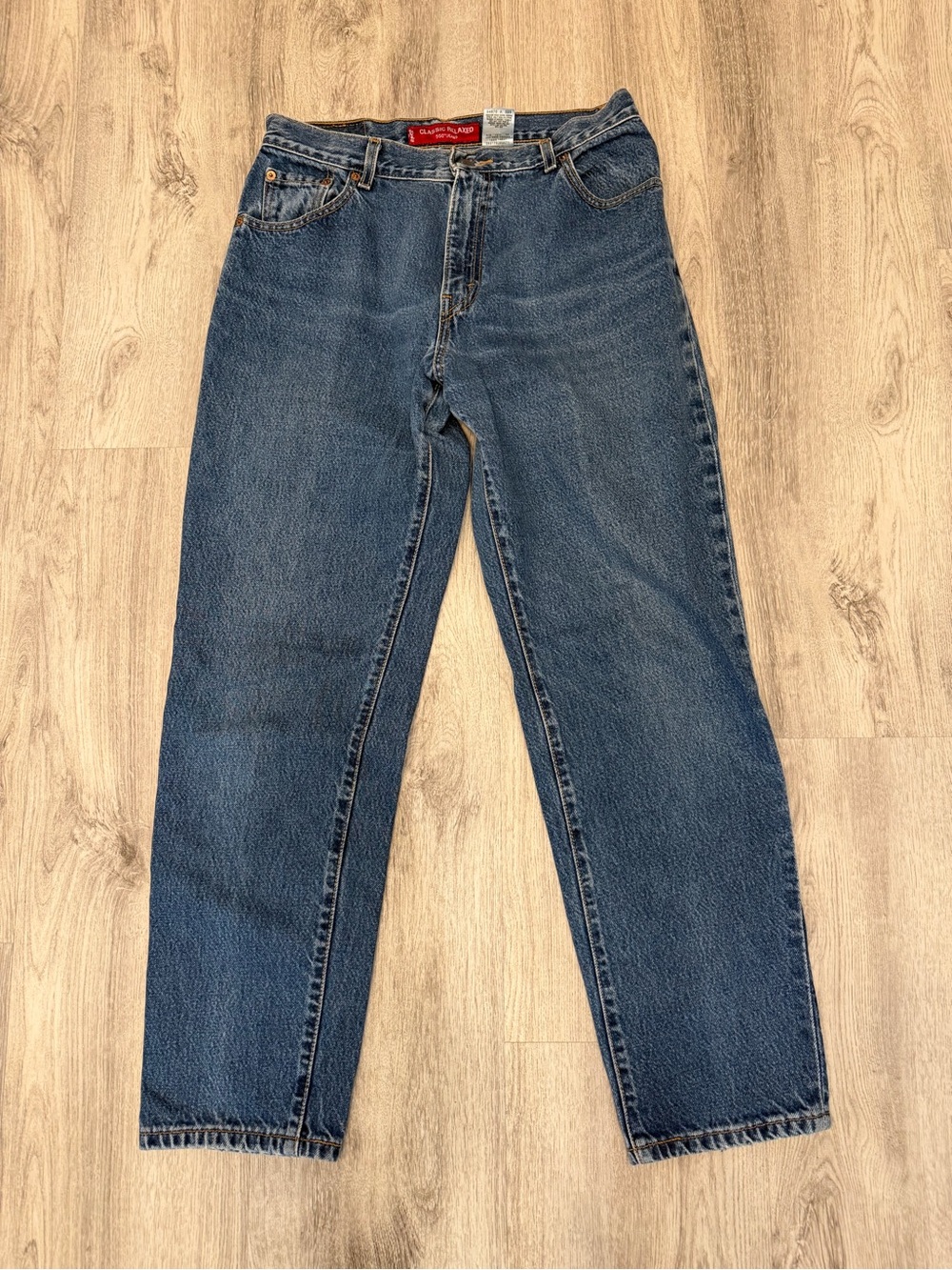 Levi’s 550 Relaxed Fit Jeans Size 12 Medium High Rise Tapered 100% Cotton